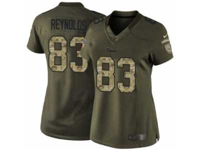 Women's Nike Los Angeles Rams #83 Josh Reynolds Limited Green Salute to Service NFL Jersey