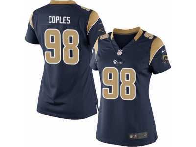 Women's Nike Los Angeles Rams #98 Quinton Coples Limited Navy Blue Team Color NFL Jersey