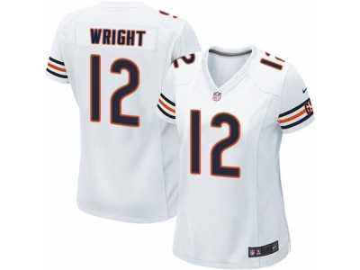 Women's Nike Chicago Bears #12 Kendall Wright Limited White NFL Jersey