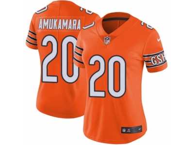 Women's Nike Chicago Bears #20 Prince Amukamara Vapor Untouchable Limited Orange Rush NFL Jersey