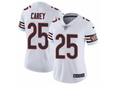 Women's Nike Chicago Bears #25 Ka'Deem Carey Vapor Untouchable Limited White NFL Jersey