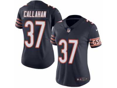 Women's Nike Chicago Bears #37 Bryce Callahan Limited Navy Blue Rush NFL Jersey