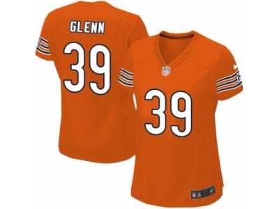 Women's Nike Chicago Bears #39 Jacoby Glenn Limited Orange Alternate NFL Jersey