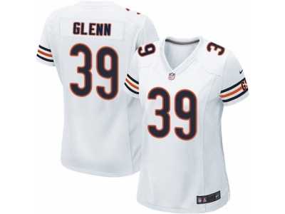 Women's Nike Chicago Bears #39 Jacoby Glenn Limited White NFL Jersey
