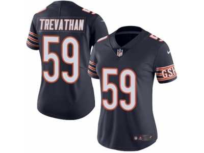 Women's Nike Chicago Bears #59 Danny Trevathan Limited Navy Blue Rush NFL Jersey
