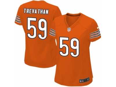 Women's Nike Chicago Bears #59 Danny Trevathan Limited Orange Alternate NFL Jersey