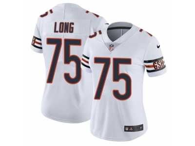 Women's Nike Chicago Bears #75 Kyle Long Vapor Untouchable Limited White NFL Jersey
