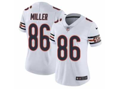 Women's Nike Chicago Bears #86 Zach Miller Vapor Untouchable Limited White NFL Jersey
