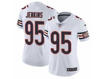 Women's Nike Chicago Bears #95 John Jenkins Vapor Untouchable Limited White NFL Jersey