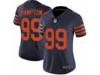Women's Nike Chicago Bears #99 Dan Hampton Vapor Untouchable Limited Navy Blue 1940s Throwback Alternate NFL Jersey