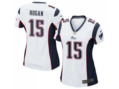 Women's Nike New England Patriots #15 Chris Hogan White Stitched NFL New Jersey