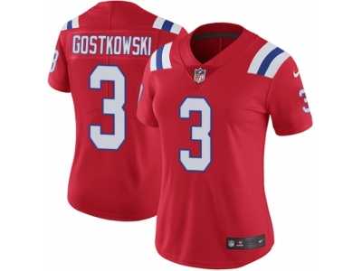 Women's Nike New England Patriots #3 Stephen Gostkowski Limited Red Alternate NFL Jersey