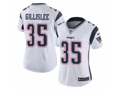 Women's Nike New England Patriots #35 Mike Gillislee Vapor Untouchable Limited White NFL Jersey