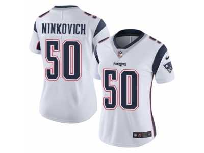 Women's Nike New England Patriots #50 Rob Ninkovich Vapor Untouchable Limited White NFL Jersey