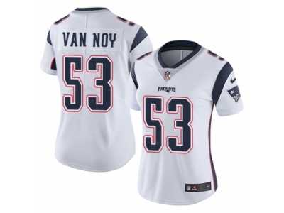 Women's Nike New England Patriots #53 Kyle Van Noy Vapor Untouchable Limited White NFL Jersey