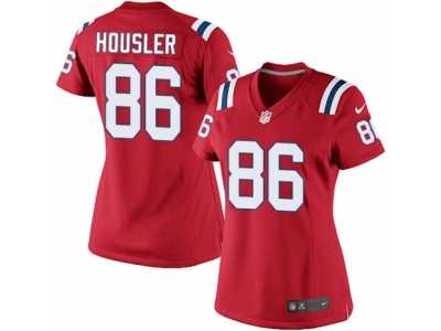 Women's Nike New England Patriots #86 Rob Housler Limited Red Alternate NFL Jersey