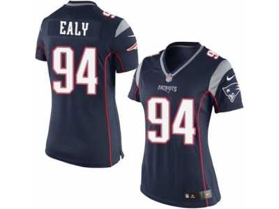 Women's Nike New England Patriots #94 Kony Ealy Limited Navy Blue Team Color NFL Jersey