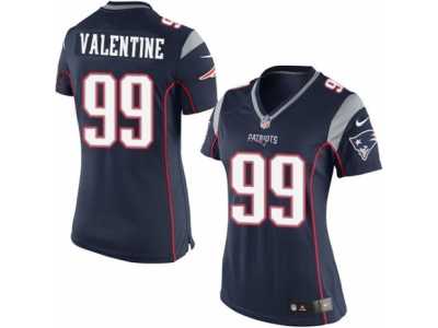 Women's Nike New England Patriots #99 Vincent Valentine Limited Navy Blue Team Color NFL Jersey