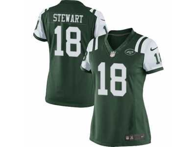 Women's Nike New York Jets #18 ArDarius Stewart Limited Green Team Color NFL Jersey