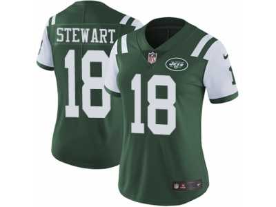 Women's Nike New York Jets #18 ArDarius Stewart Vapor Untouchable Limited Green Team Color NFL Jersey