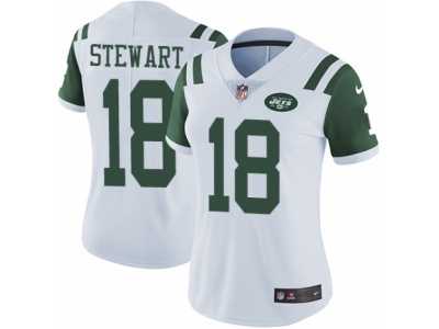 Women's Nike New York Jets #18 ArDarius Stewart Vapor Untouchable Limited White NFL Jersey