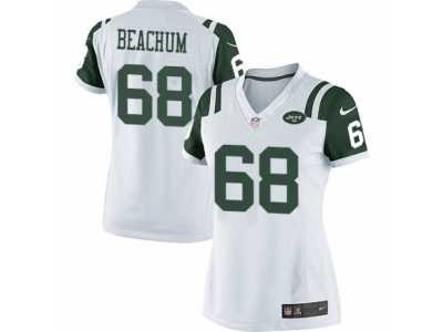 Women's Nike New York Jets #68 Kelvin Beachum Limited White NFL Jersey