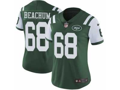Women's Nike New York Jets #68 Kelvin Beachum Vapor Untouchable Limited Green Team Color NFL Jersey