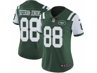 Women's Nike New York Jets #88 Austin Seferian-Jenkins Vapor Untouchable Limited Green Team Color NFL Jersey