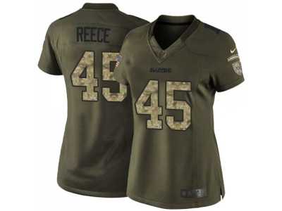 Women Nike Oakland Raiders #45 Marcel Reece Green Salute to Service Jerseys