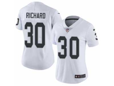 Women's Nike Oakland Raiders #30 Jalen Richard Vapor Untouchable Limited White NFL Jersey