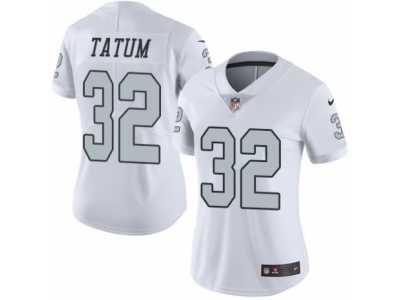 Women's Nike Oakland Raiders #32 Jack Tatum Limited White Rush NFL Jersey