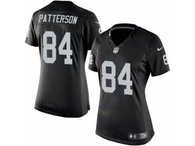 Women's Nike Oakland Raiders #84 Cordarrelle Patterson Limited Black Team Color NFL Jersey