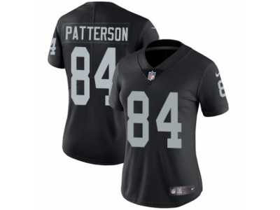 Women's Nike Oakland Raiders #84 Cordarrelle Patterson Vapor Untouchable Limited Black Team Color NFL Jersey