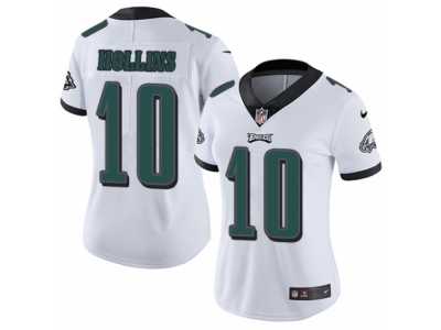 Women's Nike Philadelphia Eagles #10 Mack Hollins Vapor Untouchable Limited White NFL Jersey