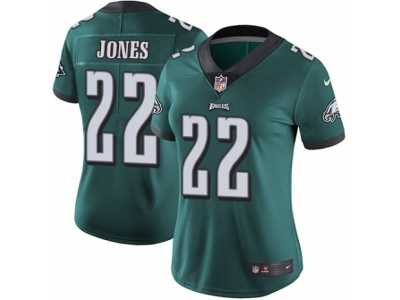 Women's Nike Philadelphia Eagles #22 Sidney Jones Vapor Untouchable Limited Midnight Green Team Color NFL Jersey