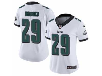 Women's Nike Philadelphia Eagles #29 Terrence Brooks Vapor Untouchable Limited White NFL Jersey