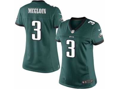 Women's Nike Philadelphia Eagles #3 Matt McGloin Limited Midnight Green Team Color NFL Jersey