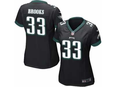 Women's Nike Philadelphia Eagles #33 Ron Brooks Limited Black Alternate NFL Jersey