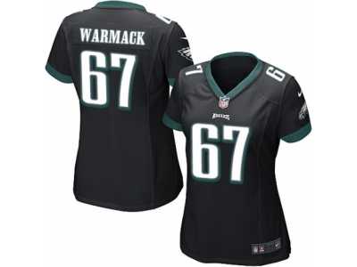 Women's Nike Philadelphia Eagles #67 Chance Warmack Limited Black Alternate NFL Jersey