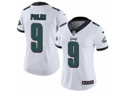 Women's Nike Philadelphia Eagles #9 Nick Foles Vapor Untouchable Limited White NFL Jersey