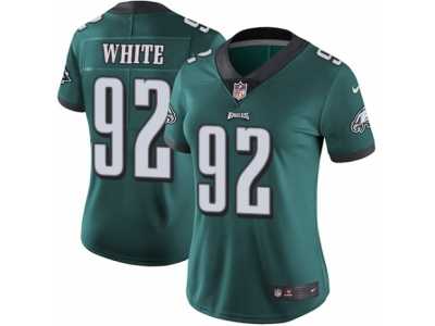 Women's Nike Philadelphia Eagles #92 Reggie White Vapor Untouchable Limited Midnight Green Team Color NFL Jersey