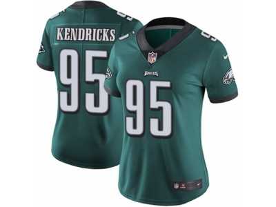 Women's Nike Philadelphia Eagles #95 Mychal Kendricks Vapor Untouchable Limited Midnight Green Team Color NFL Jersey
