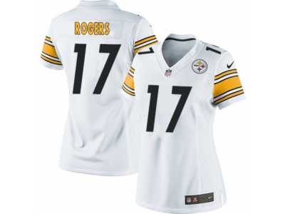 Women's Nike Pittsburgh Steelers #17 Eli Rogers Limited White NFL Jersey