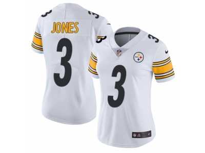 Women's Nike Pittsburgh Steelers #3 Landry Jones Vapor Untouchable Limited White NFL Jersey