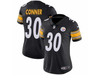 Women's Nike Pittsburgh Steelers #30 James Conner Limited Black Team Color NFL Jersey