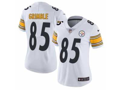 Women's Nike Pittsburgh Steelers #85 Xavier Grimble Vapor Untouchable Limited White NFL Jersey