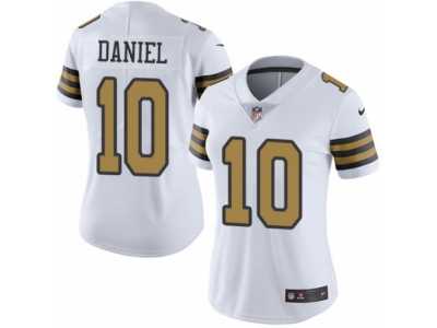 Women's Nike New Orleans Saints #10 Chase Daniel Limited White Rush NFL Jersey
