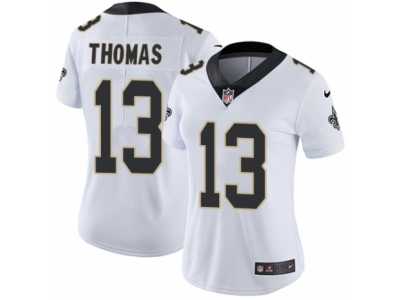 Women's Nike New Orleans Saints #13 Michael Thomas Vapor Untouchable Limited White NFL Jersey
