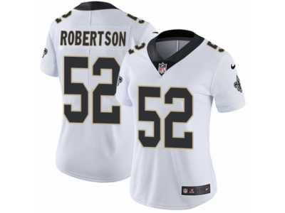 Women's Nike New Orleans Saints #52 Craig Robertson Vapor Untouchable Limited White NFL Jersey