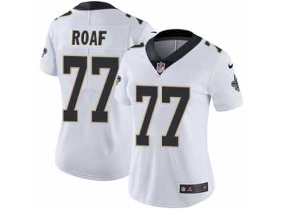 Women's Nike New Orleans Saints #77 Willie Roaf Vapor Untouchable Limited White NFL Jersey
